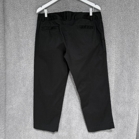 Banana Rebublic Low Rise Washed Satin Crop pants 14 - Picture 3 of 7